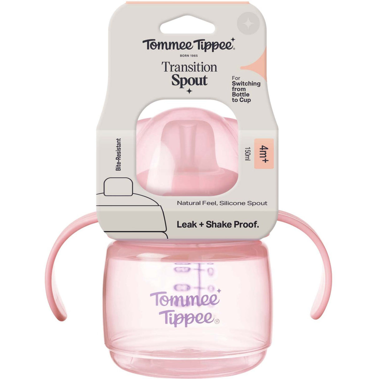 Tommee Tippee Transitions Spout Kopp 4M+ 150 Ml - Girl
