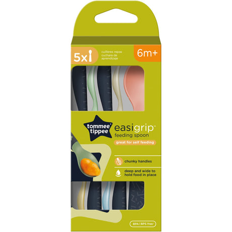 Tommee Tippee 5 X Easigrip Feeding Skedar 6M+