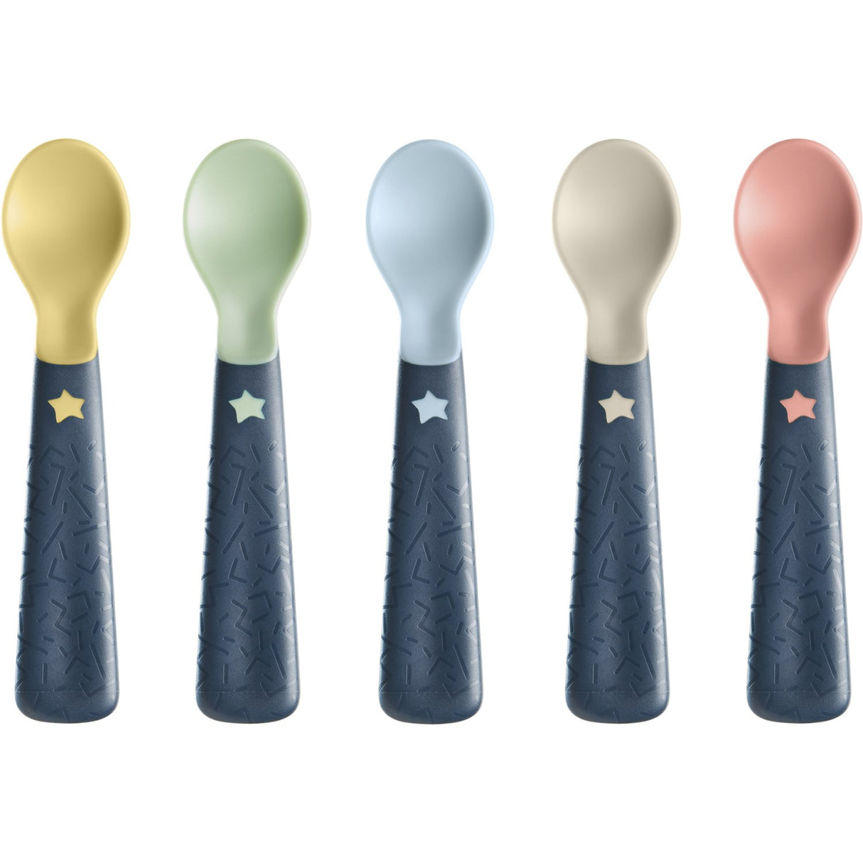 Tommee Tippee 5 X Easigrip Feeding Skedar 6M+