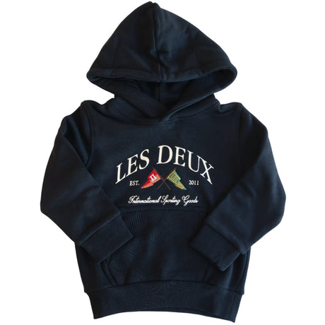 Les Deux Kids Black/Black Ivy League Hoodies Kids