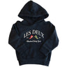 Les Deux Kids Black/Black Ivy League Hoodies Kids