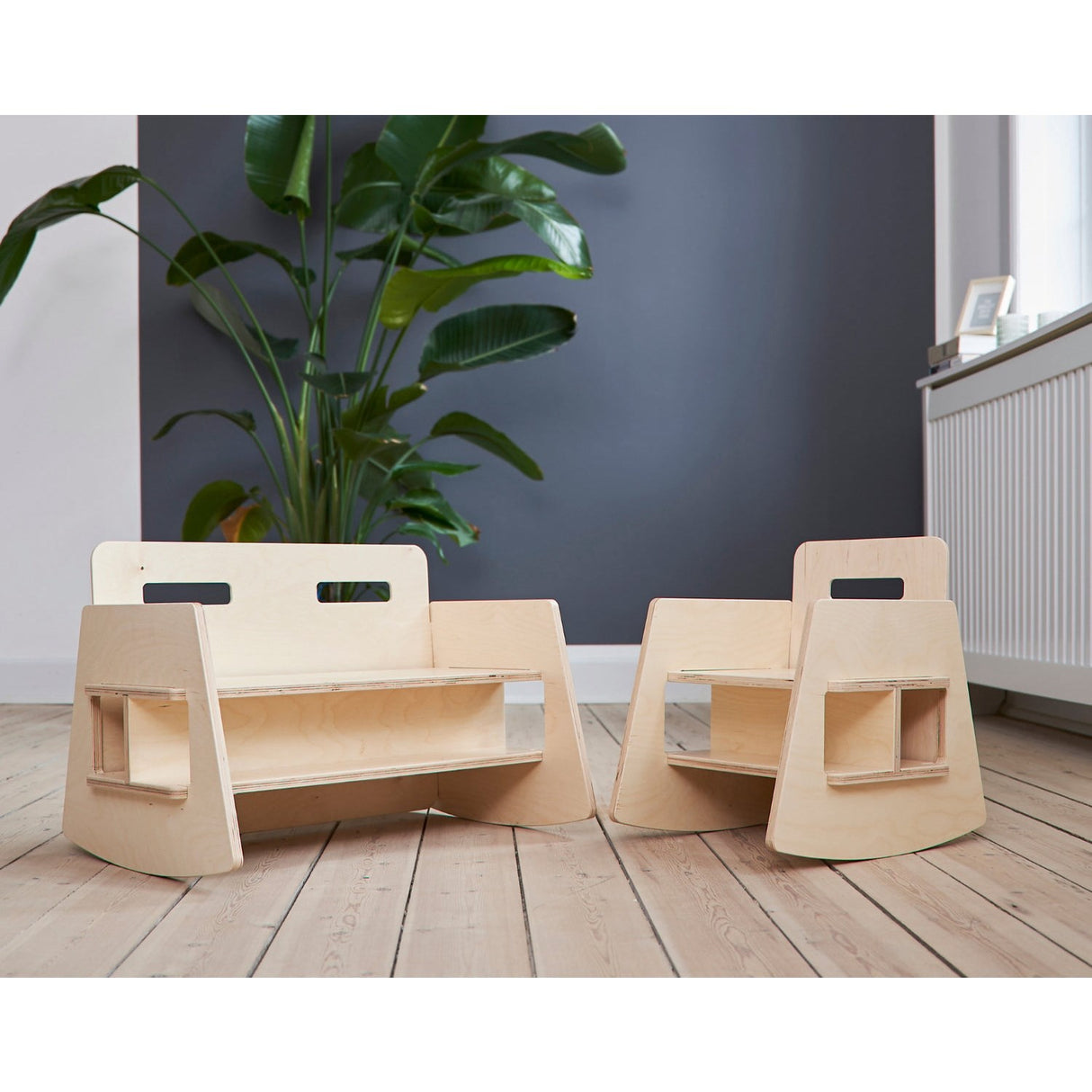 Manis-h Naturtræ Flip Vip Bænk