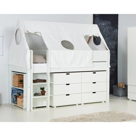 Manis-h Snow White Arn Halvhøj Säng Med Skråstige