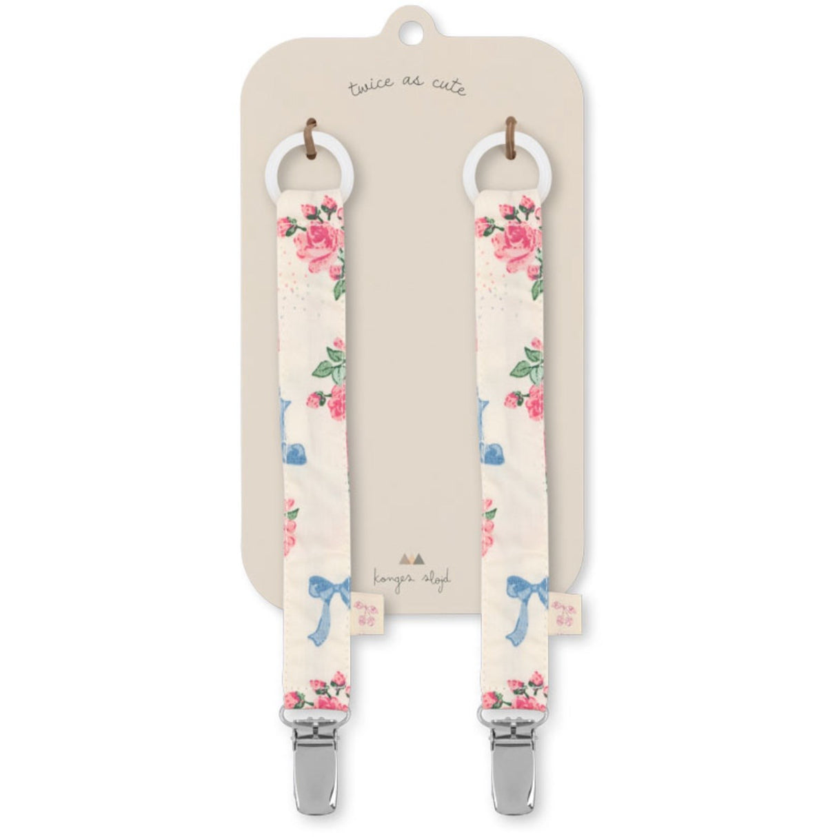 Konges Sløjd Bella Rosita 2 Pack Napp Rem