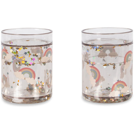 Konges Sløjd Rainbow 2 Pack Glitter Cups