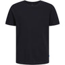 Jack & Jones Junior Black Jjeorganic Basic Tee Ss O-Neck Noos Jnr