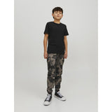 Jack & Jones Junior Black Jjeorganic Basic Tee Ss O-Neck Noos Jnr