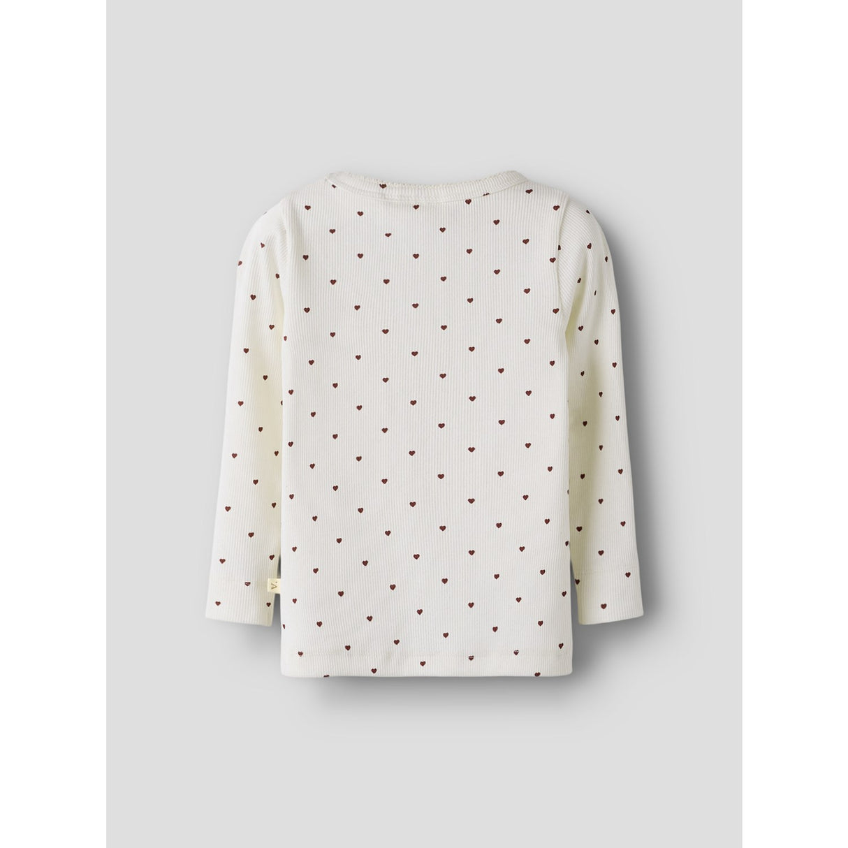 Lil'Atelier Coconut Milk Heart Nmfgago Ls Slim Topp Lil Noos