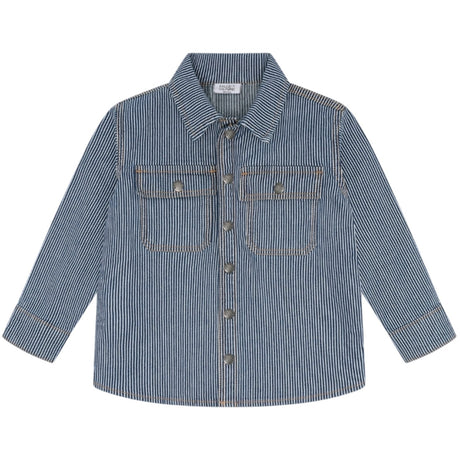 Hust & Claire Blue Denim Jack Yd Stripe