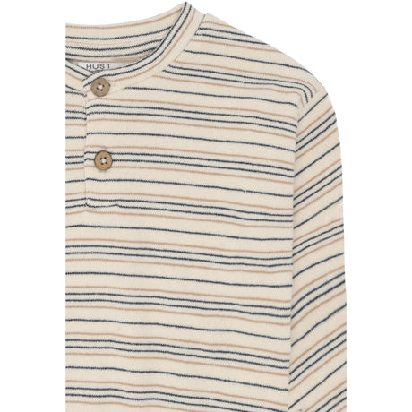 Hust & Claire Snow White Sigurt Fine Striped Stickad