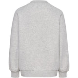 Hummel Light Grey Melange Jr Oversized Iconic Crew Bees
