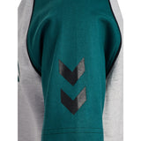 Hummel Light Grey Melange Jr Reg V-Neck T-Shirt Ss