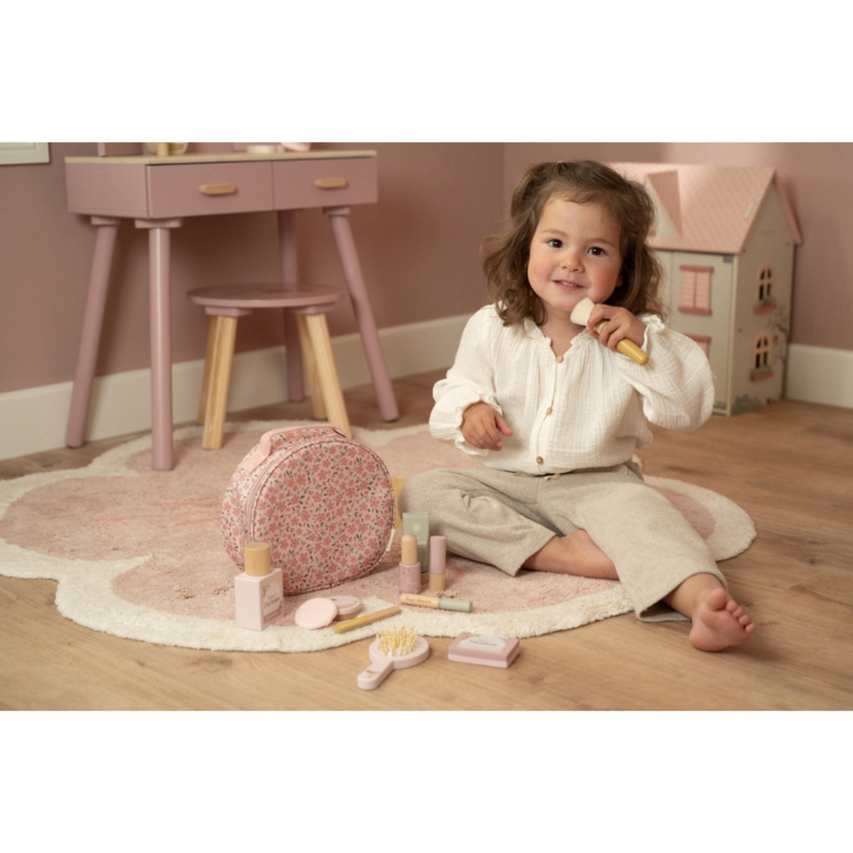 Little Dutch Pink Wooden Make-Up Sett