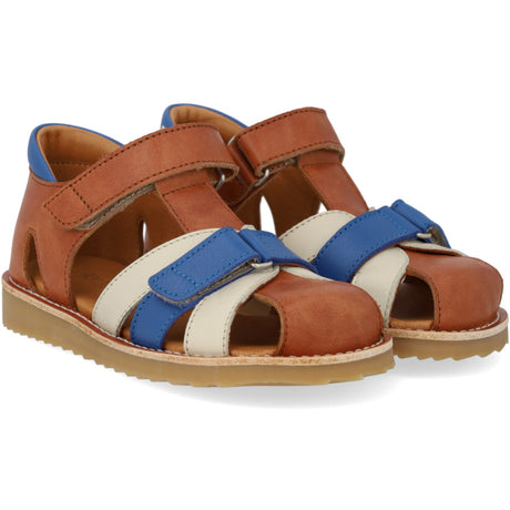 Angulus Colourblock Lædersandal