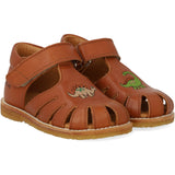 Angulus Sandal Med Dinobroderi Og Lukket Tå