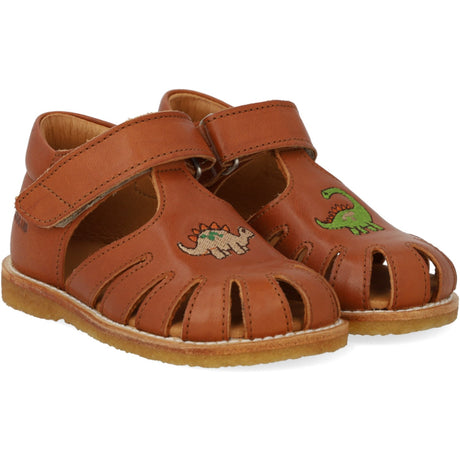Angulus Sandal Med Dinobroderi Og Lukket Tå