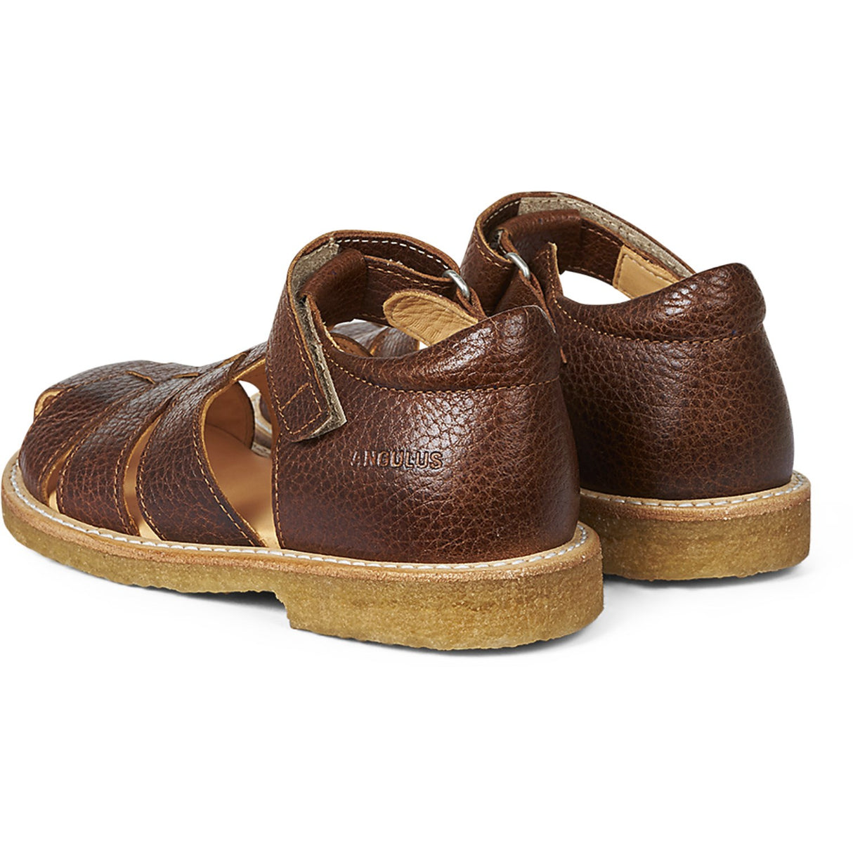 Angulus Sandal M. Kardborreband Mellembrun