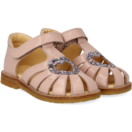 Angulus Hjertesandal Med Glitter Hjerte