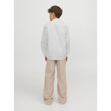 Jack & Jones Junior White Jjeoxford Skjorta L/S Noos Jnr
