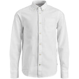Jack & Jones Junior White Jjeoxford Skjorta L/S Noos Jnr