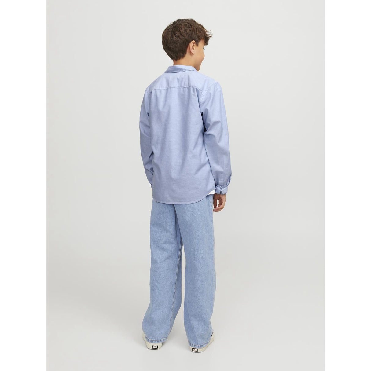 Jack & Jones Junior Cashmere Blue Jjeoxford Skjorta L/S Noos Jnr