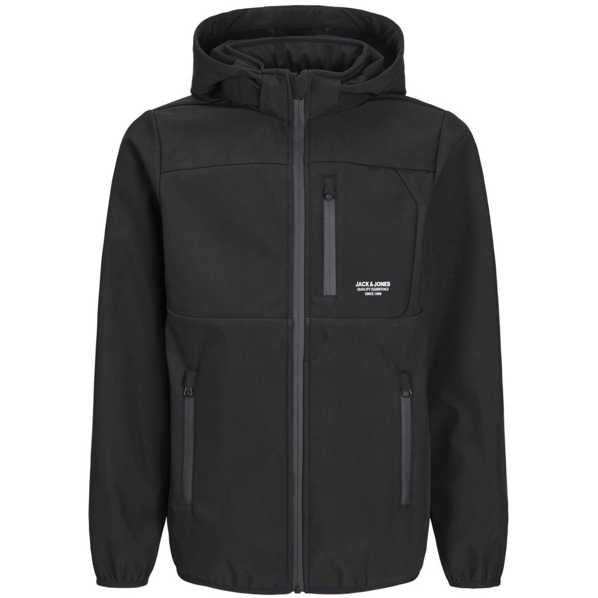 Jack & Jones Junior Black Jjetheo Softshell Jacka Noos Jnr