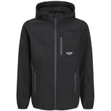 Jack & Jones Junior Black Jjetheo Softshell Jacka Noos Jnr