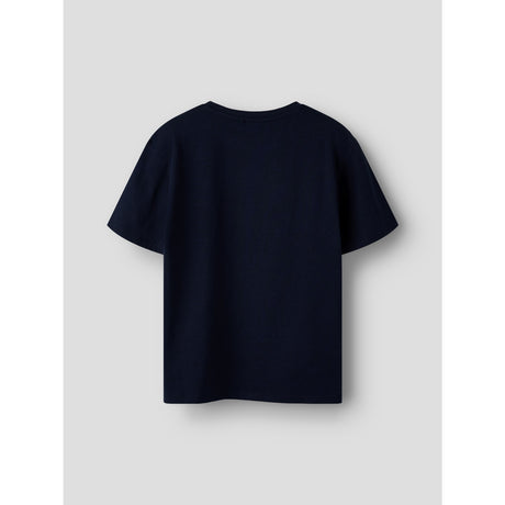 Name It Navy Blazer Nkmnila Stitch Nreg Ss Topp Box Lnoos Wdi