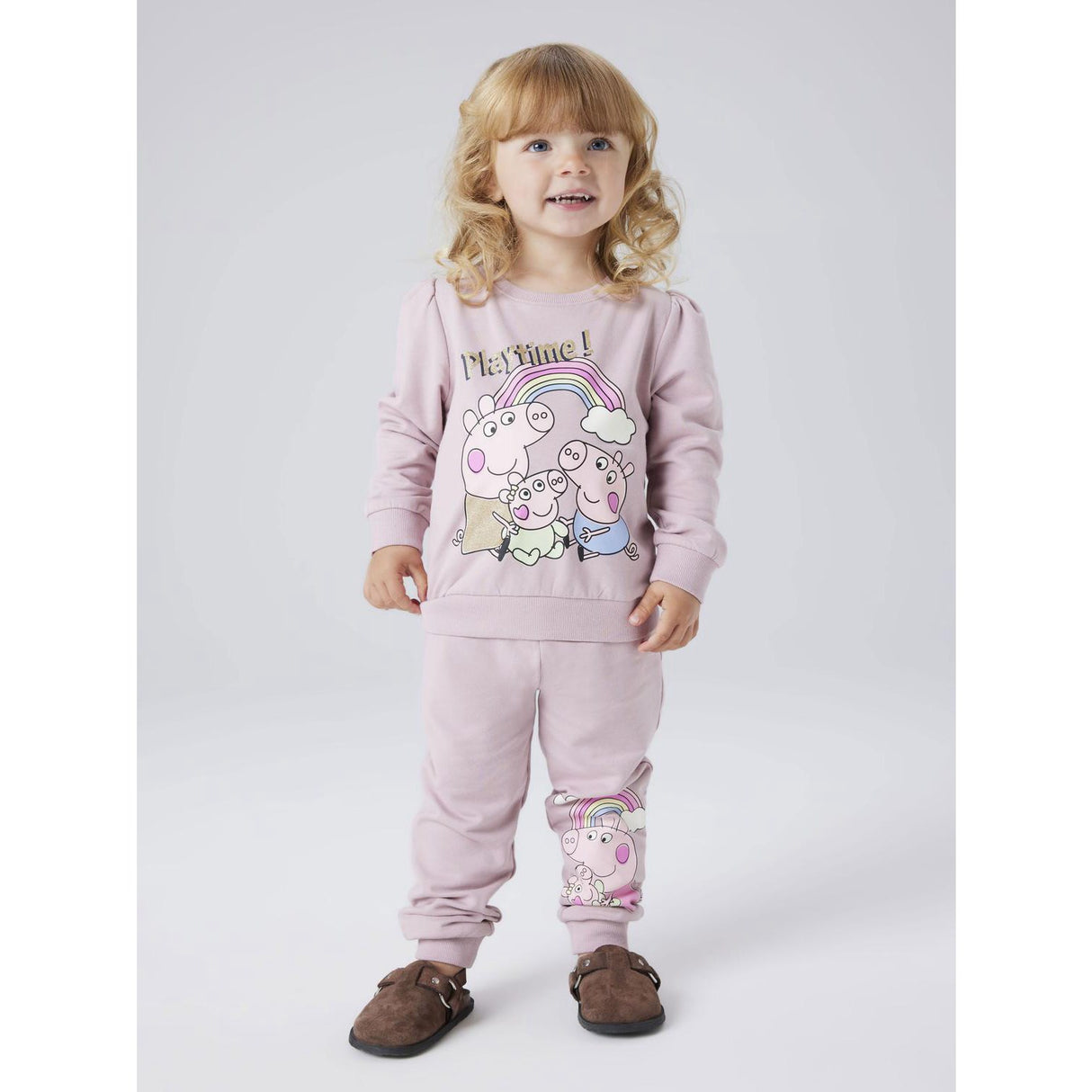 Name It Keepsake Lilac Nmfnori Peppa Sweat Bru Lnoos Cplg