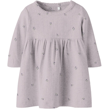 Name It Lilac Marble Nbfberries Ls Klänning Box