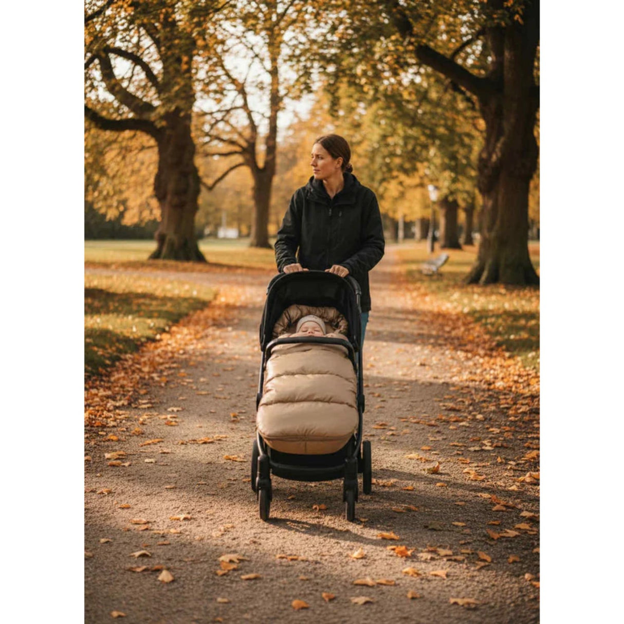 KongWalther Puffer Creme Footmuff / Østerbroposen