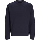 Jack & Jones Junior Night Sky Jprblamilano Stitch Stickad Crew Neck Jnr