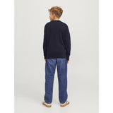 Jack & Jones Junior Night Sky Jprblamilano Stitch Stickad Crew Neck Jnr