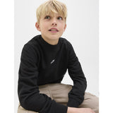 Jack & Jones Junior Black Jjesoho Sweat Crew Neck Sn Jnr