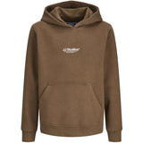 Jack & Jones Junior Cocoa Jjesoho Sweat Huva Noos Jnr