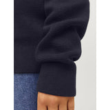 Jack & Jones Junior Night Sky Jprblamilano Stitch Stickad Crew Neck Jnr