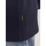 Jack & Jones Junior Night Sky Jprblamilano Stitch Stickad Half Zip Jnr