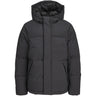 Jack & Jones Junior Black Jjesoho Puffer Huva Aw26 Jnr