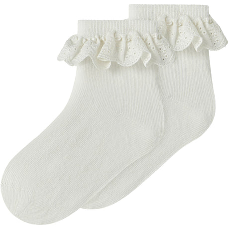 Lil'Atelier Coconut Milk Nmfdertrud 2 Pack Strumpor Lil