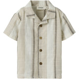 Lil'Atelier Coconut Milk Nbmfibert Ss Loose Skjorta Lil