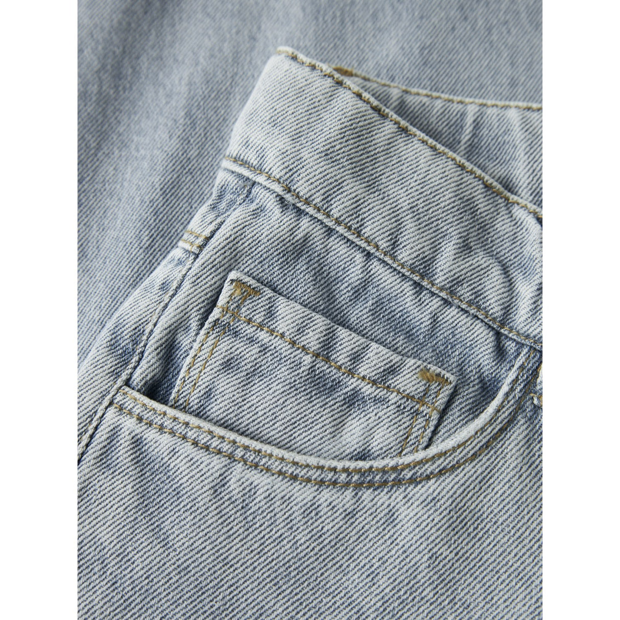 Name It Light Blue Denim Nkfrose Wide Heart Studs Jeans 2021-Za D