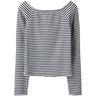 Name It Navy Blazer Bright White Nkfforta Ls Slim Topp