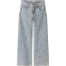 Name It Light Blue Denim Nkfrose Wide Heart Studs Jeans 2021-Za D