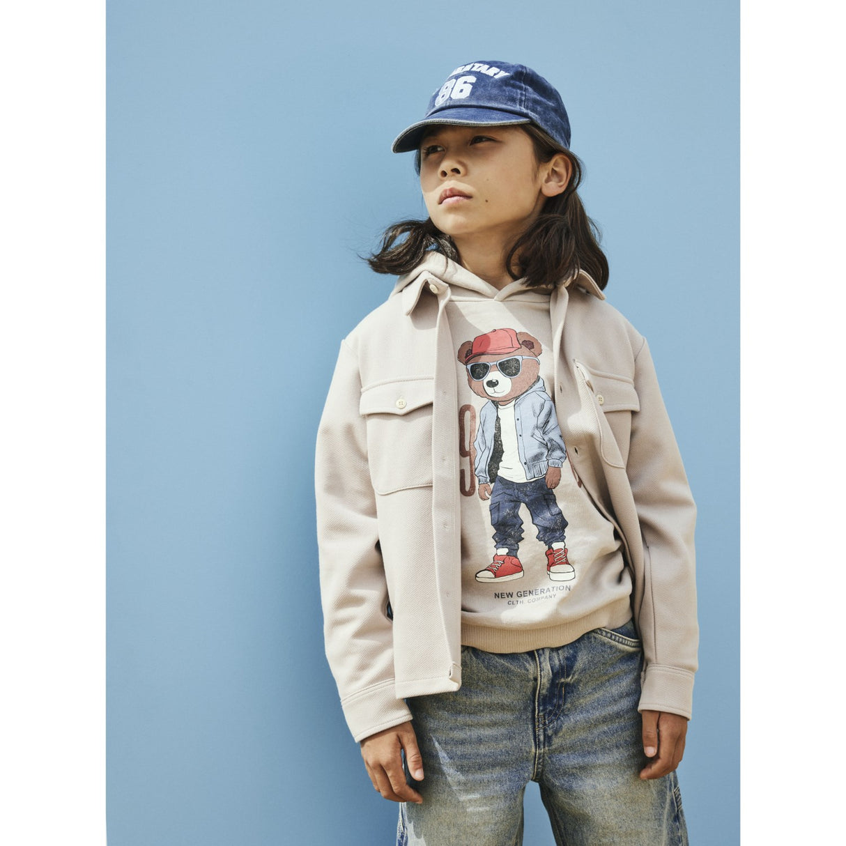 Name It Chateau Gray Nkmdobs Ls Nreg Sweat Wh Unb Box