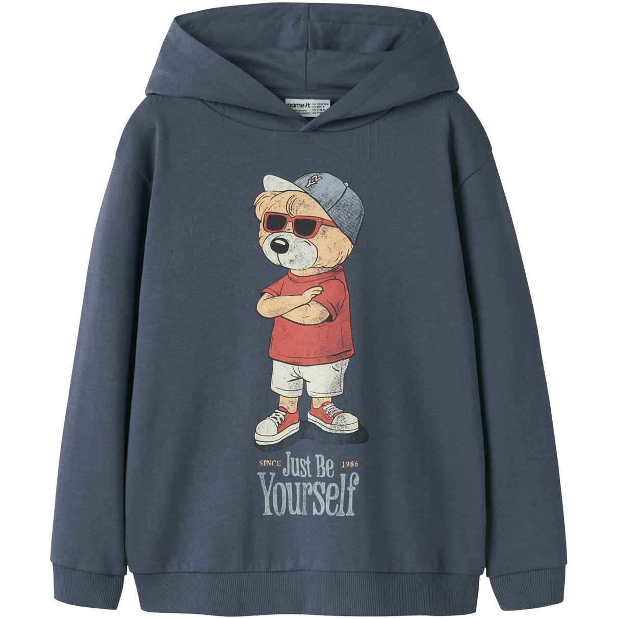 Name It Vintage Indigo Nkmdobs Ls Nreg Sweat Wh Unb Box
