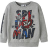 Name It Grey Melange Nmmfloyd Spider Nreg Sweat Bru Mar