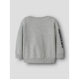 Name It Grey Melange Nmmfloyd Spider Nreg Sweat Bru Mar
