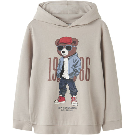 Name It Chateau Gray Nkmdobs Ls Nreg Sweat Wh Unb Box