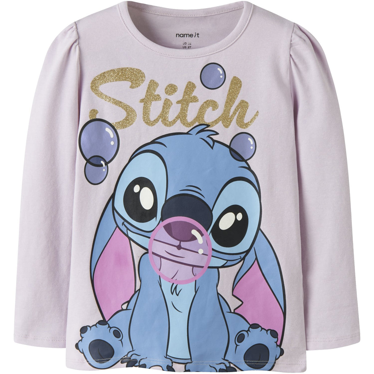 Name It Lavender Fog Nmffufu Stitch Ls Topp Box Wdi