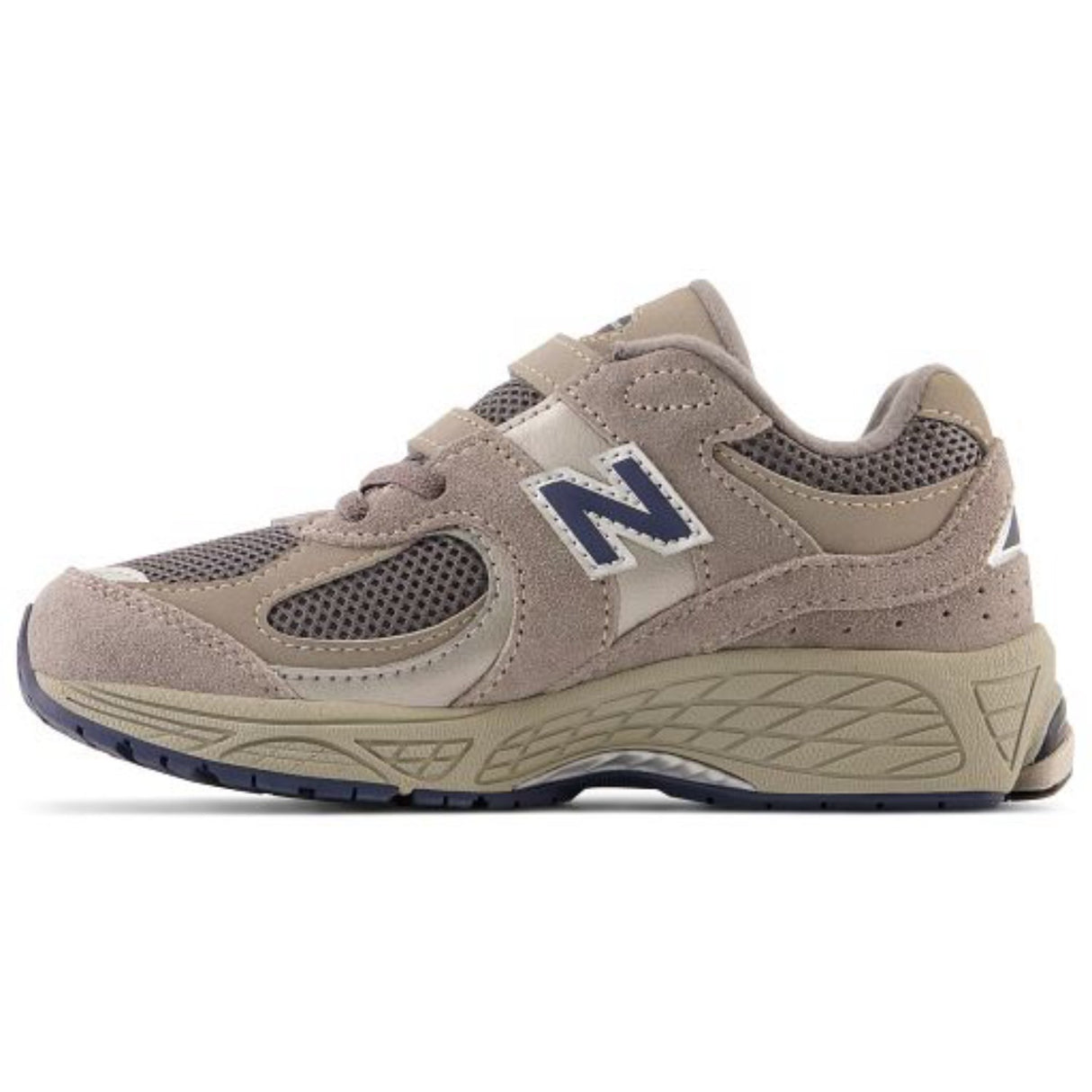 New Balance Grey New Balance 2002 Kids Hook & Loop